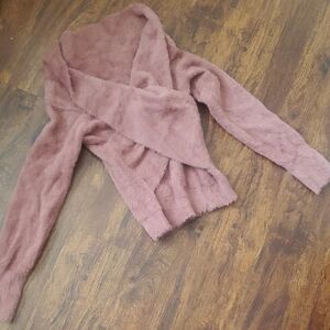 Express Women's Plush Mauve Sweater